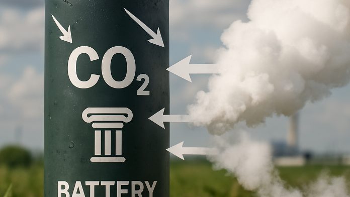 Революция в энергетике: аккумуляторы поглощают CO₂ и питают будущее