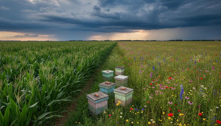 Устойчивое авиатопливо: угроза для пчел и биоразнообразия