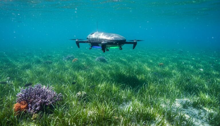 Технологии для «голубого углерода»: дроны измеряют вклад океана в климат