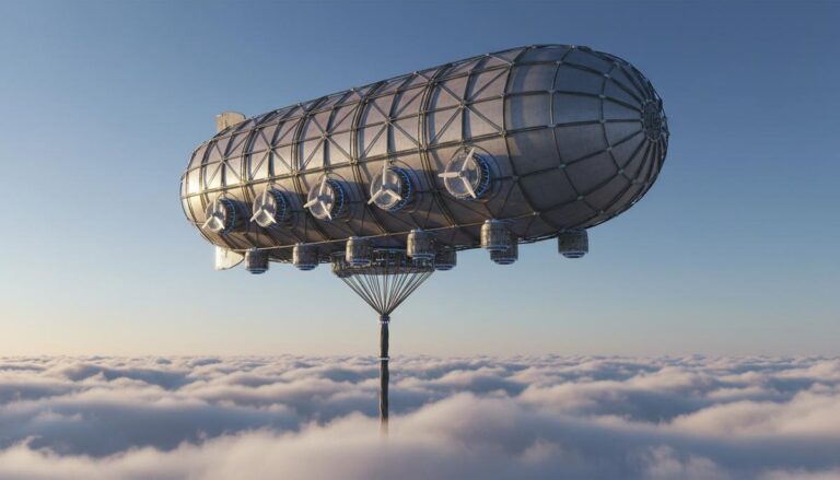 Энергия с небес: Китай испытал гигантский дирижабль-ветрогенератор