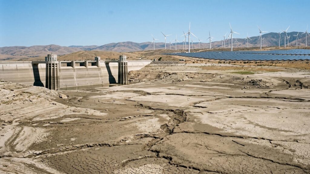 Солнце и ветер могут спасти гидроэнергетику при засухе